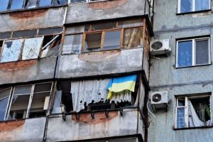 разбитый дом в Запорожье